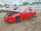 2021 Chevrolet Camaro Ss Red vin: 1G1FH1R79M0102842