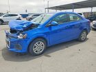 2017 Chevrolet Sonic Ls Blue vin: 1G1JB5SH0H4136625