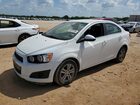 2016 Chevrolet Sonic Lt White vin: 1G1JC5SH7G4137637