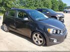 2016 Chevrolet Sonic Lt Auto Black vin: 1G1JC6SB4G4172086