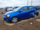 2016 Chevrolet Sonic Lt Blue vin: 1G1JC6SH7G4132945