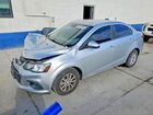 2018 Chevrolet Sonic Lt Silver vin: 1G1JD5SG2J4137850