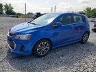 2019 Chevrolet Sonic Lt Blue vin: 1G1JD6SB3K4139604