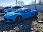 2021 Chevrolet Corvette Stingray 3lt Blue vin: 1G1YC2D48M5120908