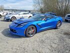2016 Chevrolet Corvette Stingray Z51 3lt Blue vin: 1G1YM2D73G5111268