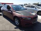 2016 Chevrolet Malibu Ls Maroon vin: 1G1ZB5ST8GF207032