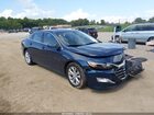 2021 Chevrolet Malibu Fwd Lt Синий vin: 1G1ZD5ST1MF026859