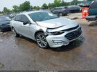 2021 Chevrolet Malibu Fwd Lt Серебряный vin: 1G1ZD5ST6MF047318