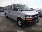 2020 Chevrolet Express Passenger Rwd 3500 Extended Wheelbase Ls Silver vin: 1GAZGNFP3L1253972