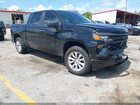 2022 Chevrolet Silverado 1500 2wd  Short Bed Custom Черный vin: 1GCPABEK8NZ585480