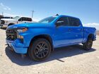 2025 Chevrolet Silverado C1500 Custom Blue vin: 1GCPABEKXSZ327392