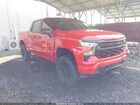 2022 Chevrolet Silverado 1500 4wd  Short Bed Custom Red vin: 1GCPDBEK4NZ593129