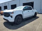 2023 Chevrolet Silverado K1500 Custom White vin: 1GCPDBEK5PZ153584