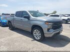 2024 Chevrolet Silverado 1500 4wd  Short Bed Custom Gray vin: 1GCPDBEK5RZ159937