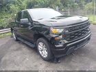 2022 Chevrolet Silverado 1500 4wd  Short Bed Custom Черный vin: 1GCPDBEKXNZ549264