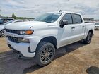 2021 Chevrolet Silverado K1500 Custom White vin: 1GCPYBEK8MZ210800