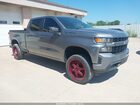 2020 Chevrolet Silverado 1500 4wd  Standard Bed Custom Gray vin: 1GCPYBEK9LZ313402