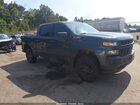 2021 Chevrolet Silverado 1500 4wd  Short Bed Custom Trail Boss Dark Blue vin: 1GCPYCEF9MZ219613