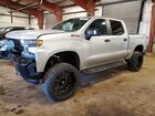 2021 Chevrolet Silverado K1500 Lt Trail Boss Silver vin: 1GCPYFED3MZ161496