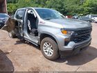 2024 Chevrolet Silverado 1500 4wd  Short Bed Wt Silver vin: 1GCUDAED8RZ114442