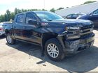 2022 Chevrolet Silverado 1500 Ltd 4wd  Short Bed Rst Black vin: 1GCUYEED4NZ185563