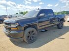 2016 Chevrolet Silverado K1500 Custom Black vin: 1GCVKPEC7GZ330686