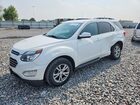 2016 Chevrolet Equinox Lt White vin: 1GNALCEK9GZ107777