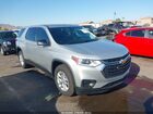 2021 Chevrolet Traverse Fwd Ls Silver vin: 1GNERFKW6MJ166546