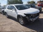 2019 Chevrolet Traverse 1lt White vin: 1GNERGKW2KJ138262