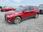 2020 Chevrolet Traverse Lt Red vin: 1GNERGKW8LJ201219