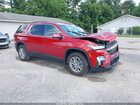 2022 Chevrolet Traverse Fwd Lt Leather Red vin: 1GNERHKW5NJ166809