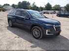 2022 Chevrolet Traverse Awd Lt Cloth Dark Blue vin: 1GNEVGKW1NJ149060