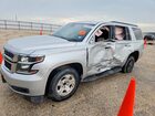 2016 Chevrolet Tahoe C1500 Lt Silver vin: 1GNSCBKCXGR460217