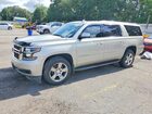 2016 Chevrolet Suburban C1500 Lt Silver vin: 1GNSCHKC3GR110852
