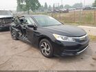 2016 Honda Accord Lx Black vin: 1HGCR2F36GA227408