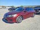2020 Honda Accord Lx Red vin: 1HGCR2F37DA057457