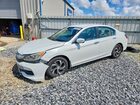2016 Honda Accord Lx White vin: 1HGCR2F37GA105589