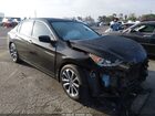 2016 Honda Accord Lx Black vin: 1HGCR2F38GA071582