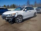 2017 Honda Accord Lx White vin: 1HGCR2F39HA168436