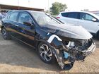 2017 Honda Accord Lx Black vin: 1HGCR2F39HA258458