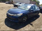 2016 Honda Accord Lx Синий vin: 1HGCR2F3XGA116098