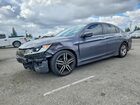 2017 Honda Accord Sport Угольный vin: 1HGCR2F55HA048344