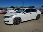2017 Honda Accord Sport White vin: 1HGCR2F57HA193210
