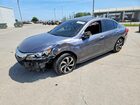 2016 Honda Accord Ex Gray vin: 1HGCR2F7XGA157107