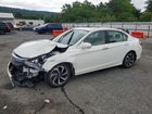 2017 Honda Accord Exl White vin: 1HGCR2F97HA134077