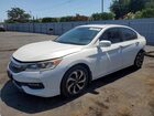 2016 Honda Accord Exl White vin: 1HGCR3F09GA017770