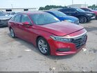 2019 Honda Accord Lx Red vin: 1HGCV1F19KA083317