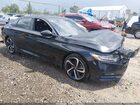 2019 Honda Accord Sport Черный vin: 1HGCV1F30KA062423