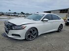 2018 Honda Accord Sport White vin: 1HGCV1F32JA243764