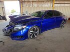 2022 Honda Accord Sport Blue vin: 1HGCV1F32NA110573